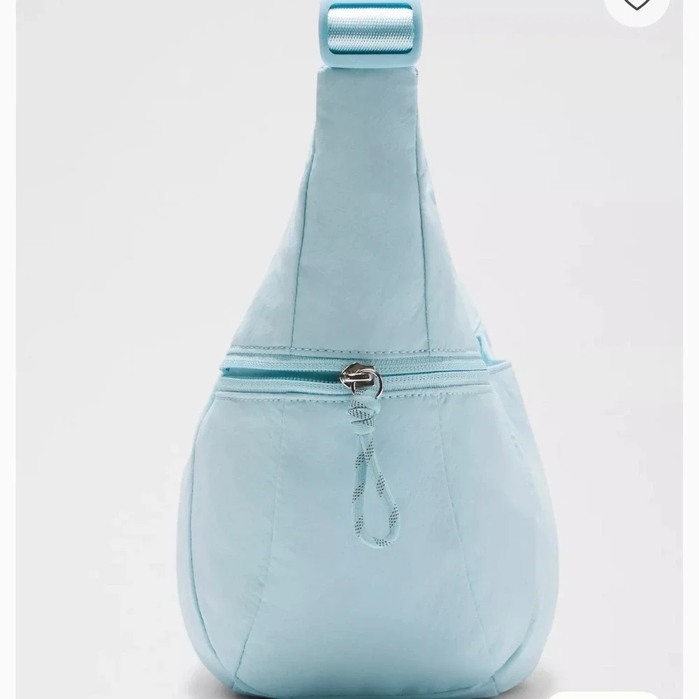 Lululemon Clean Lines Slouchy Sling Bag 6L Light Blue Crossbody Shoulder Bag